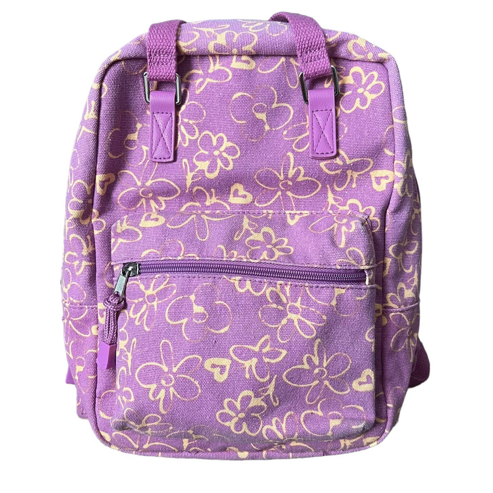 Wild Fable Purple Flower Backpack Purse